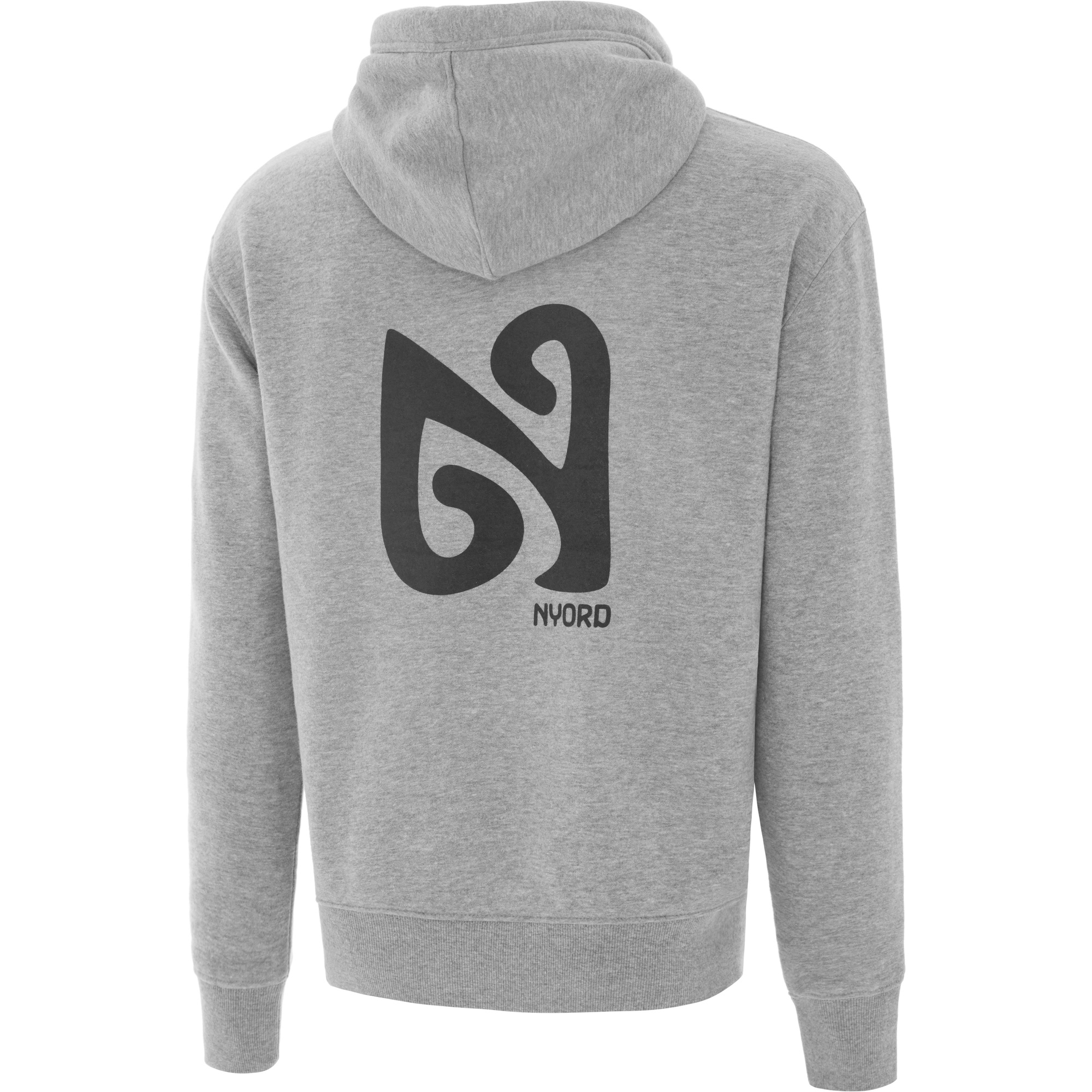 2026 Nyord Logo Hoodie Am001 - Grå Lyng